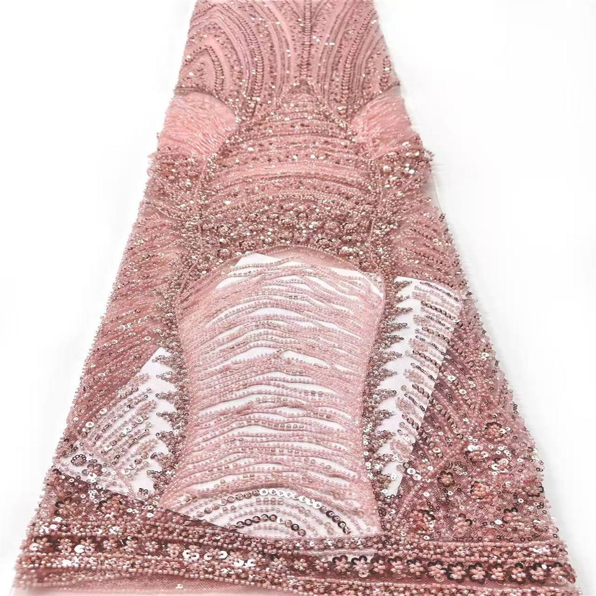 Beaded Tulle Fabric - 5 Yards | COD HN729