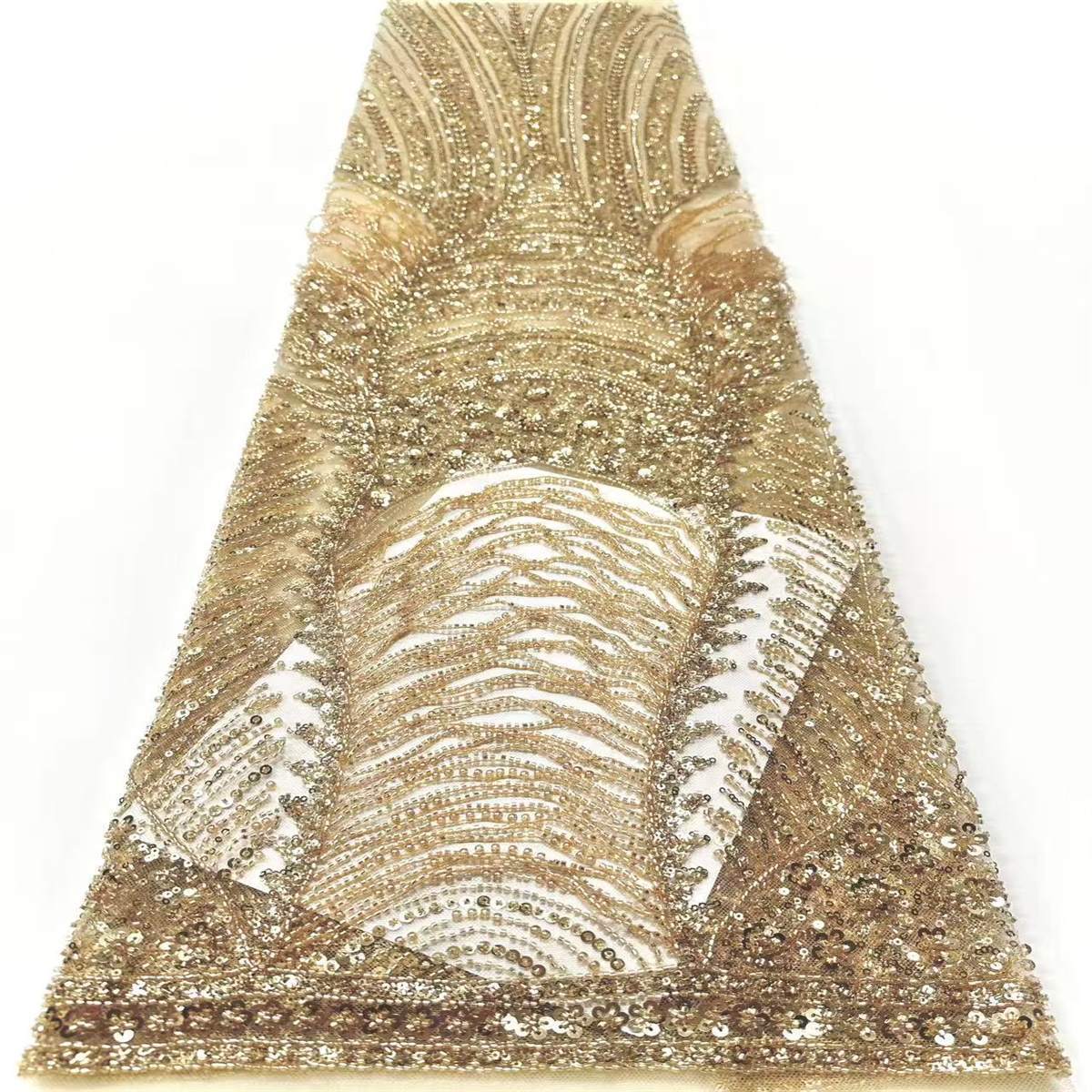 Beaded Tulle Fabric - 5 Yards | COD HN729