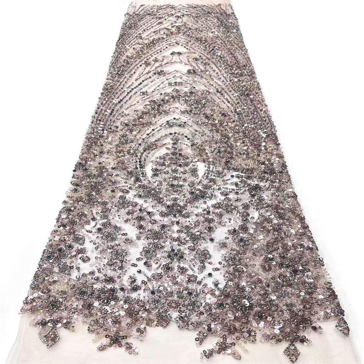 Beaded Tulle Fabric - 5 Yards | COD HN738