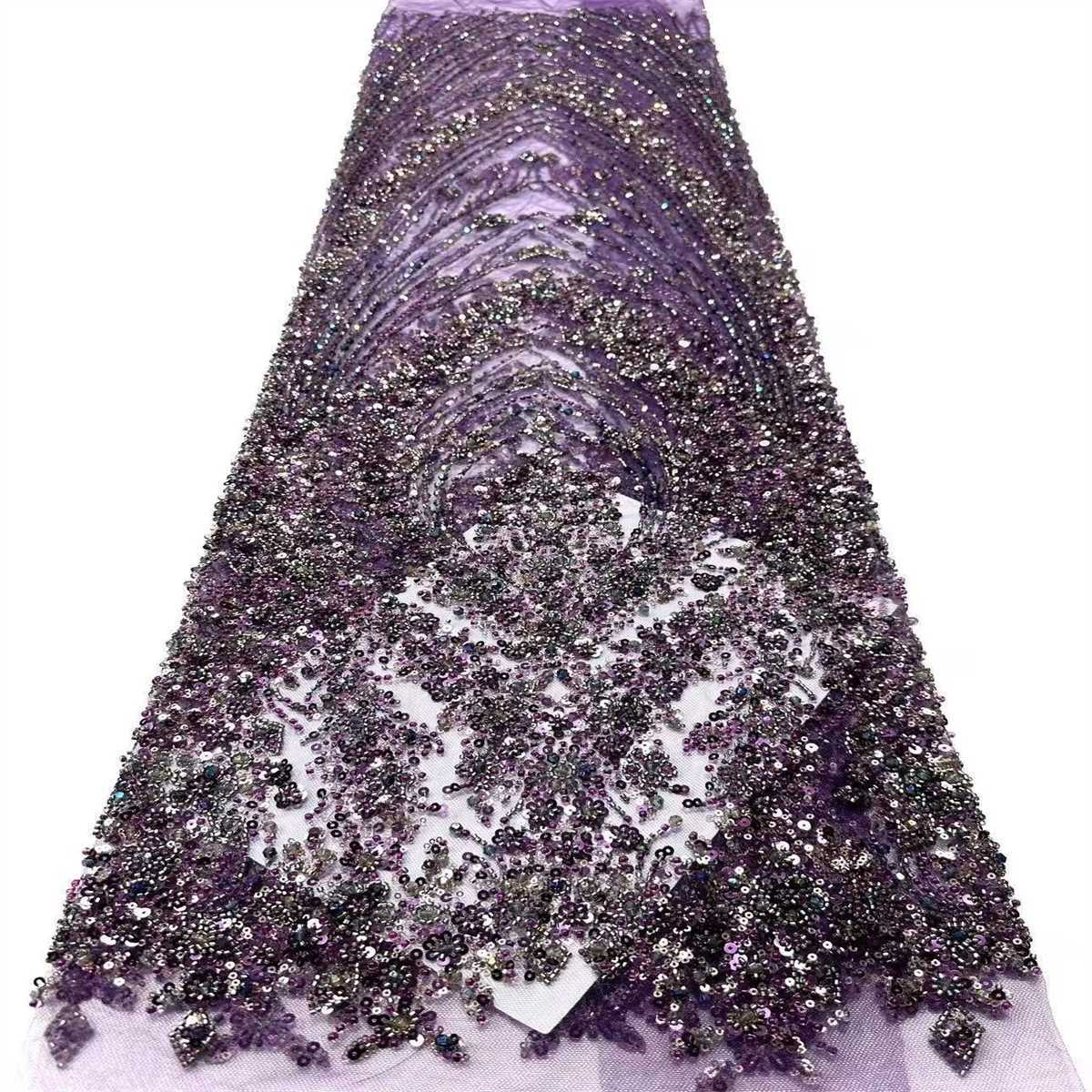 Beaded Tulle Fabric - 5 Yards | COD HN738