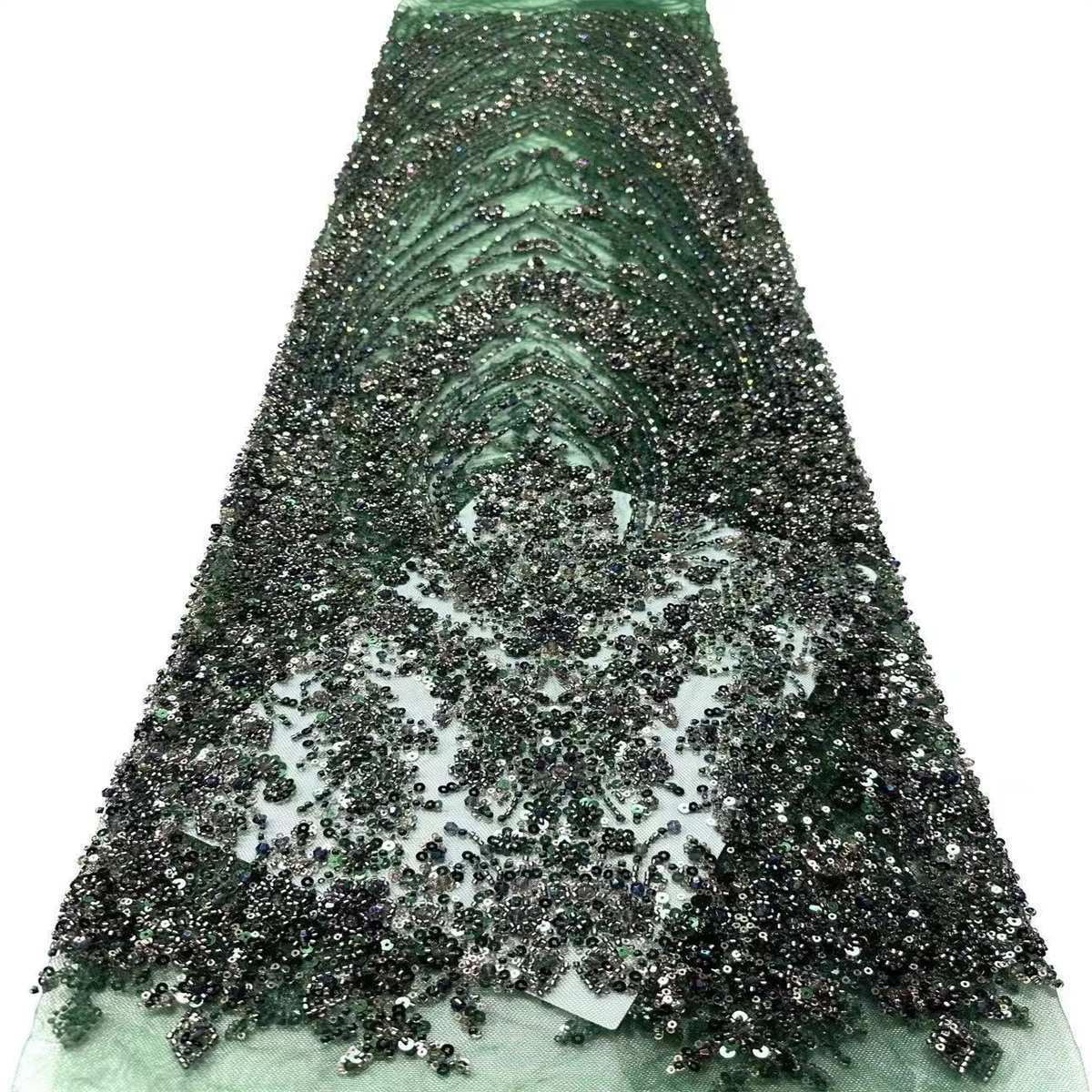 Beaded Tulle Fabric - 5 Yards | COD HN738