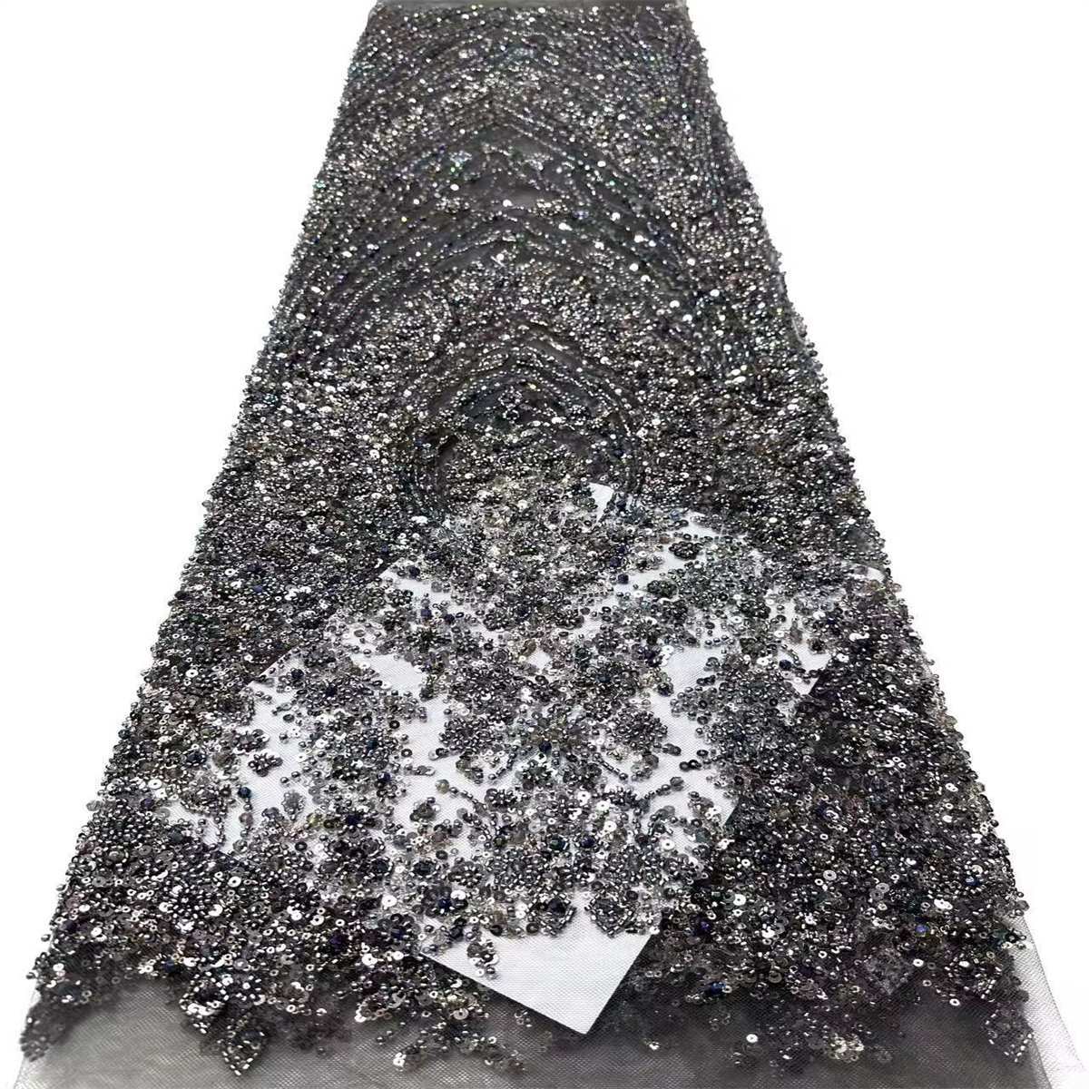 Beaded Tulle Fabric - 5 Yards | COD HN738