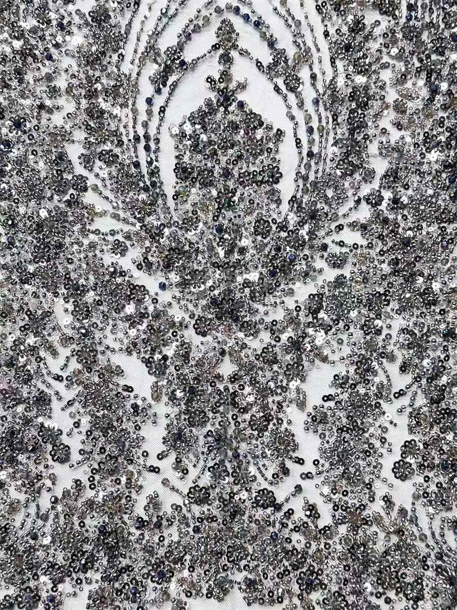 Beaded Tulle Fabric - 5 Yards | COD HN738