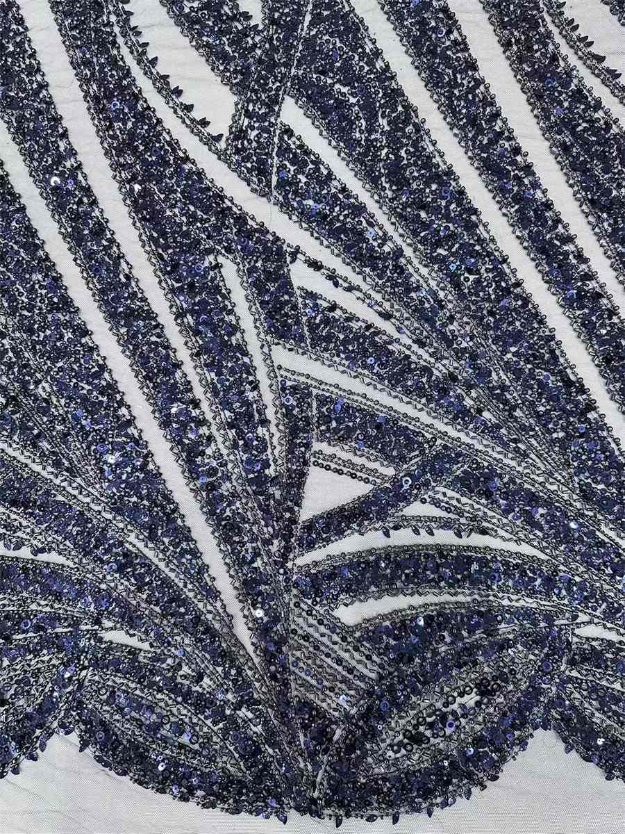 Beaded Tulle Fabric - 5 Yards | COD HN019