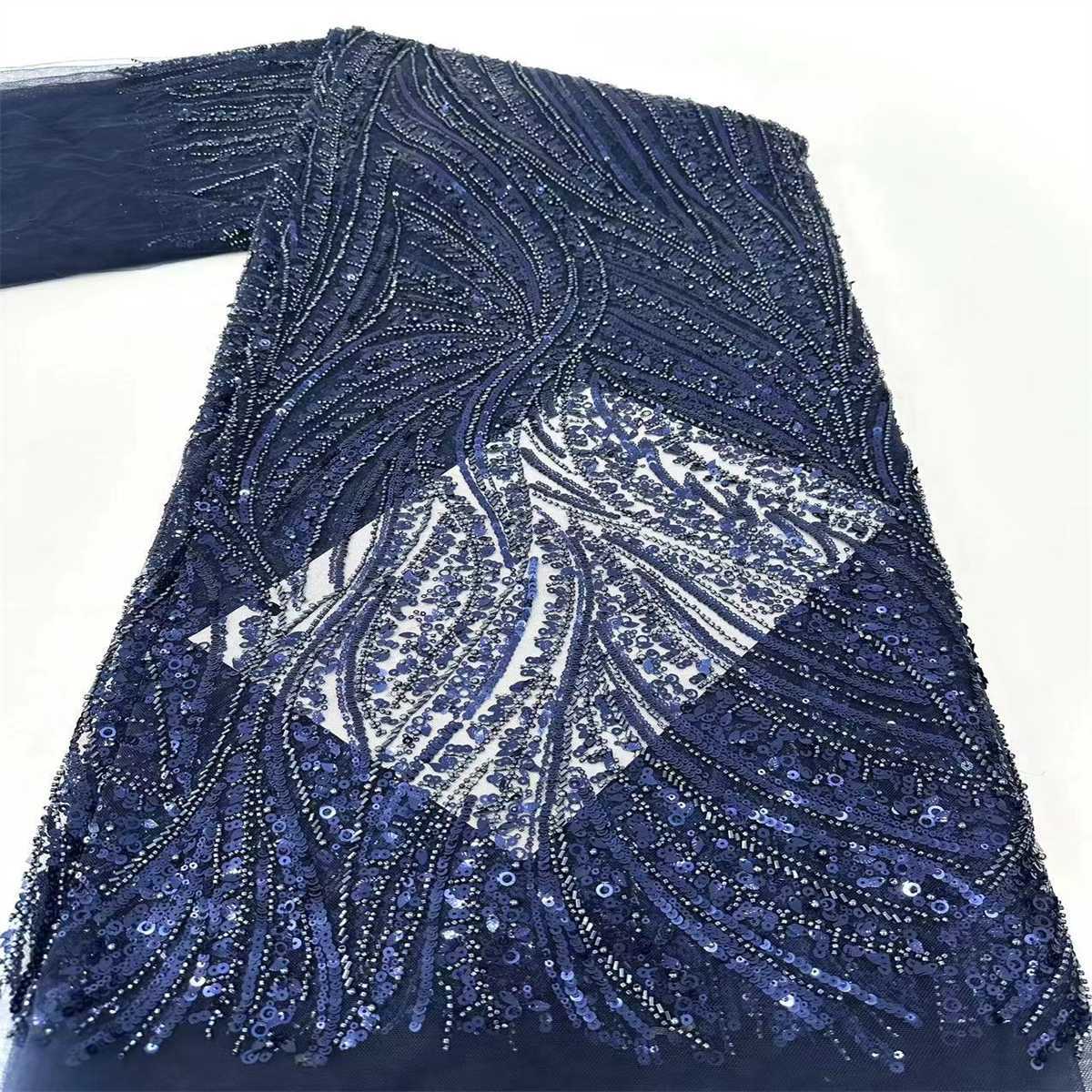 Beaded Tulle Fabric - 5 Yards | COD HN021