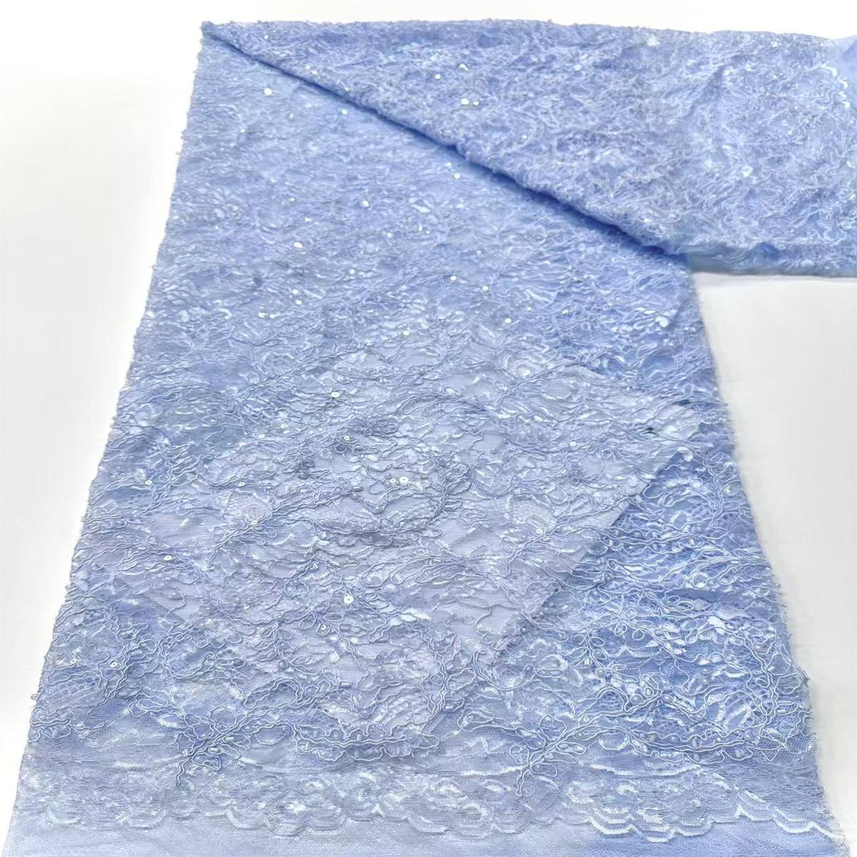 Beaded Tulle Fabric - 5 Yards | COD HN695