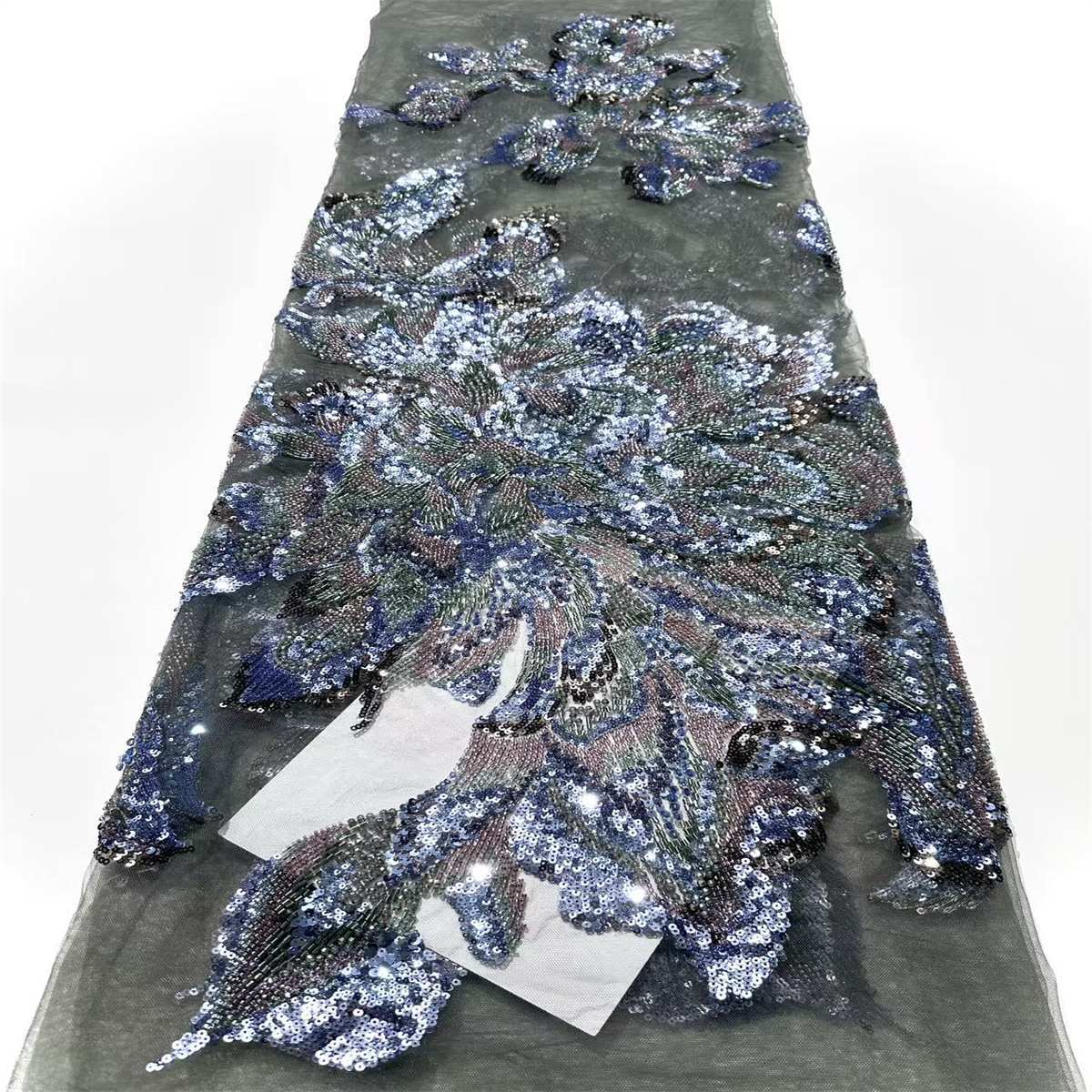 Beaded Tulle Fabric - 5 Yards | COD HN697