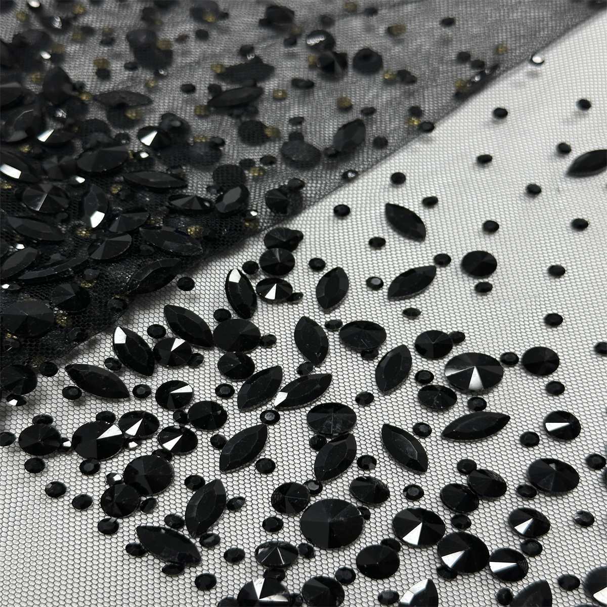 Beaded Tulle Fabric - 5 Yards | COD HN714
