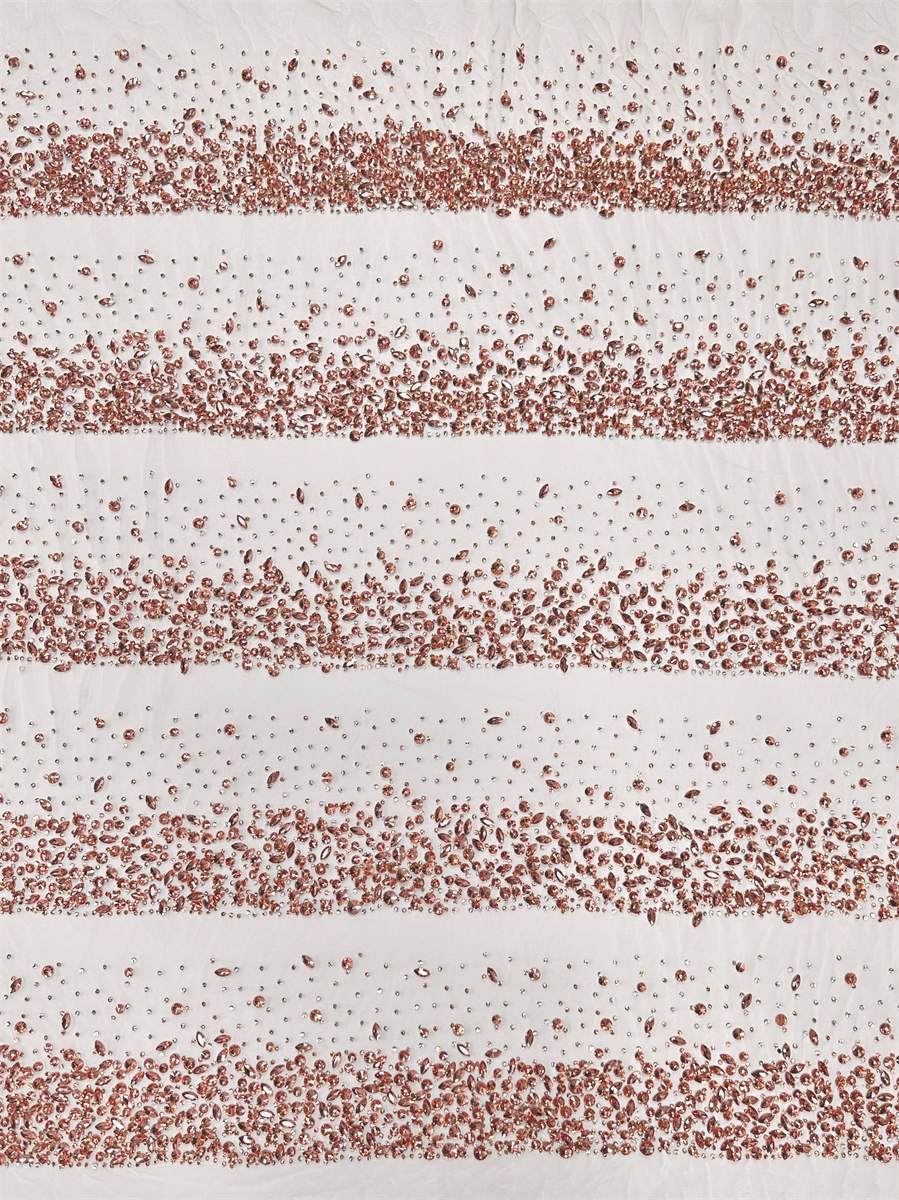 Beaded Tulle Fabric - 5 Yards | COD HN714