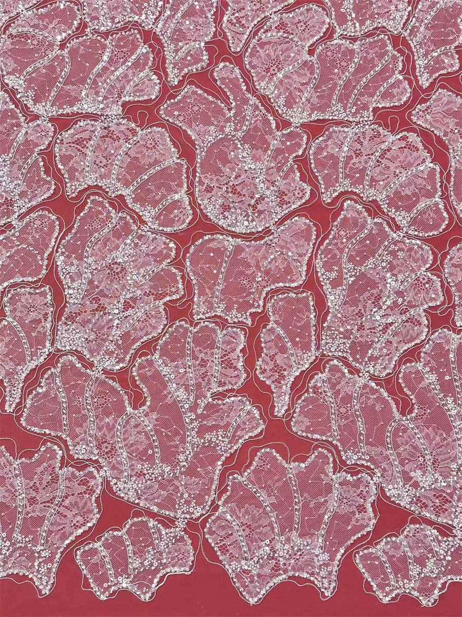 Beaded Tulle Fabric - 5 Yards | COD HN715