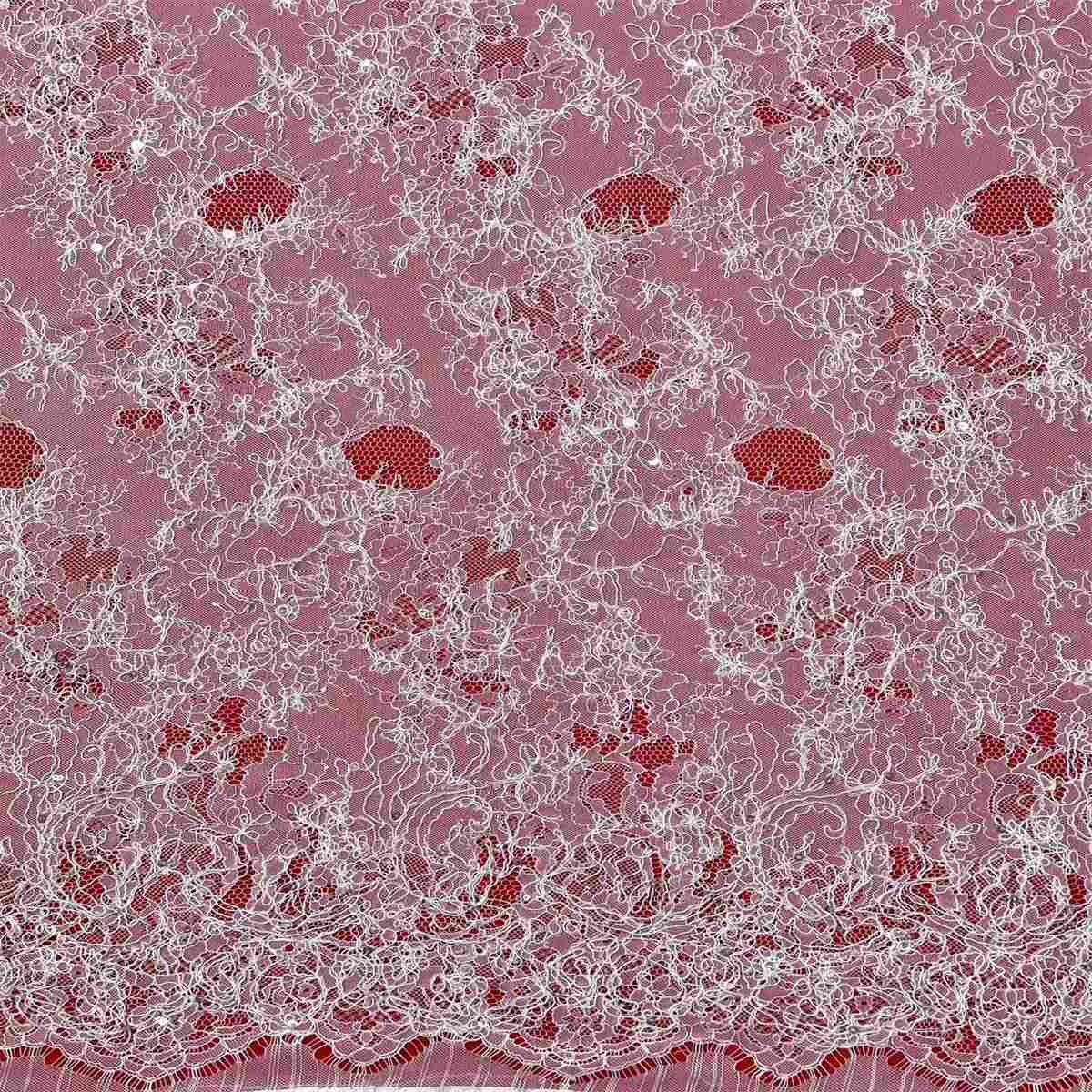 Beaded Tulle Fabric - 5 Yards | COD HN719
