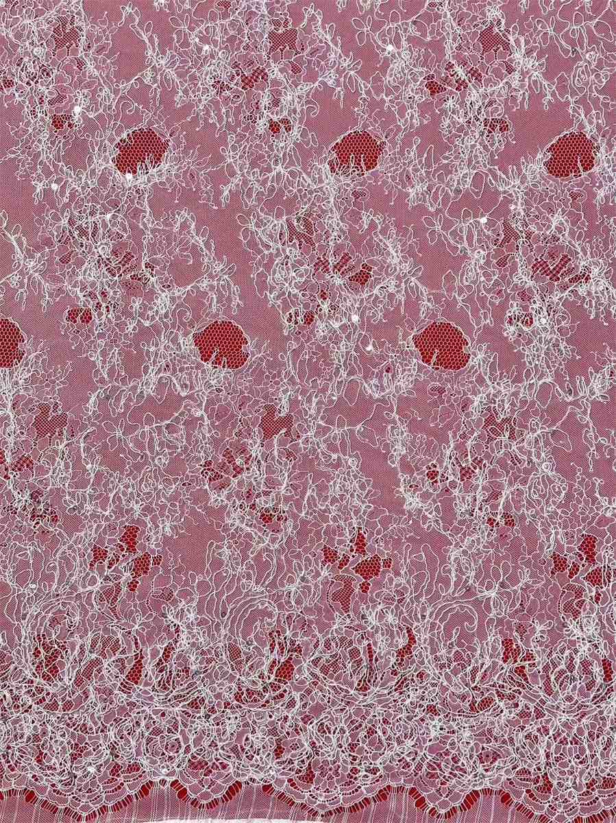 Beaded Tulle Fabric - 5 Yards | COD HN719