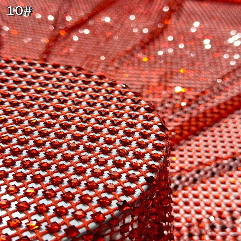 Beaded Tulle Fabric - 5 Yards | COD HN761