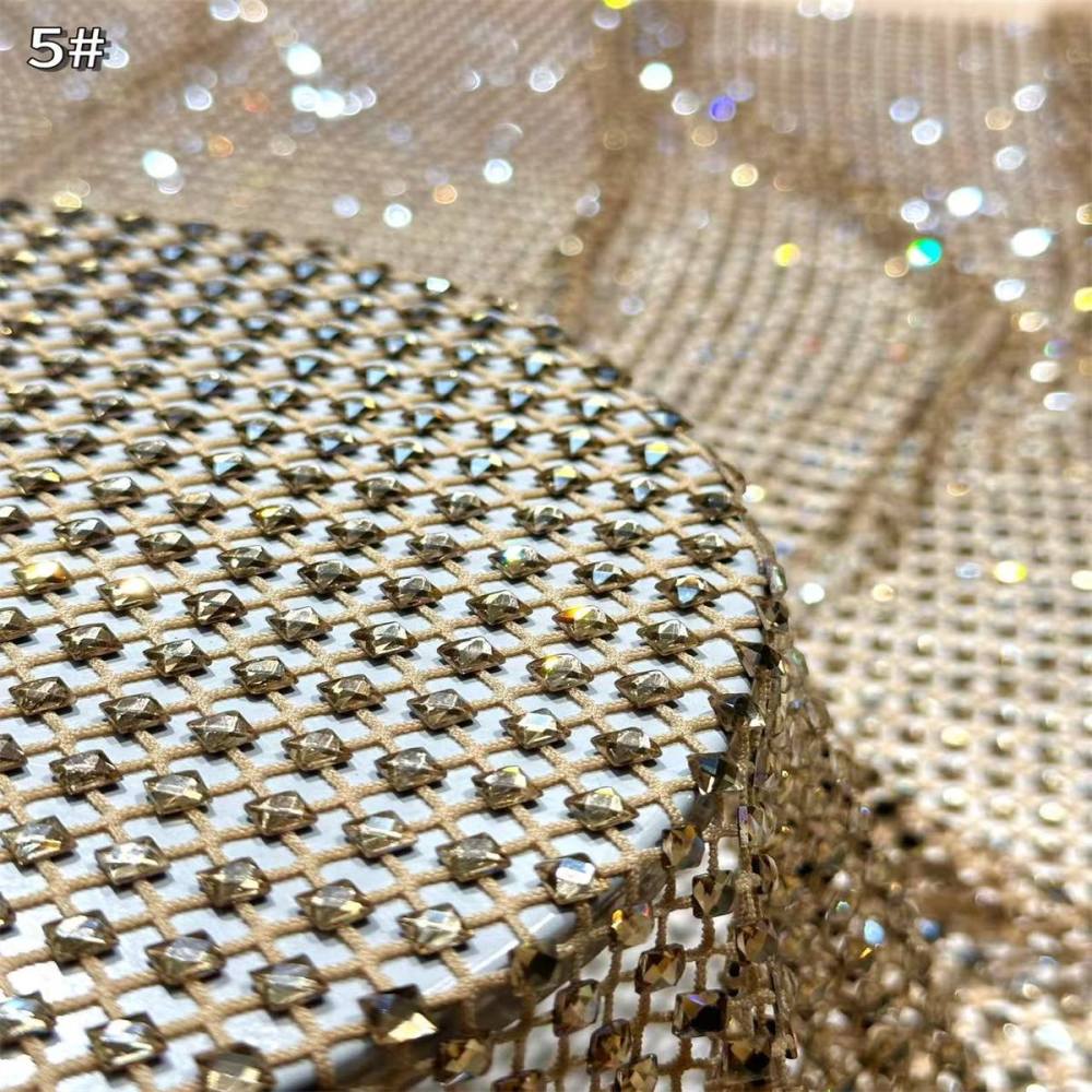Beaded Tulle Fabric - 5 Yards | COD HN761