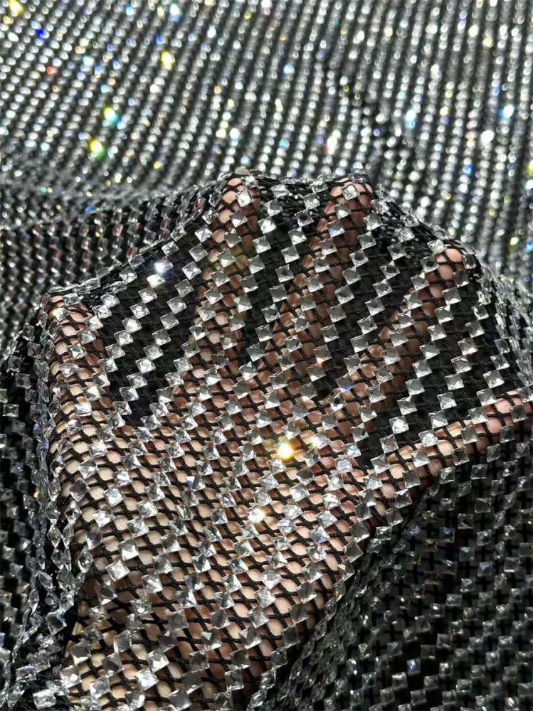 Beaded Tulle Fabric - 5 Yards | COD HN761