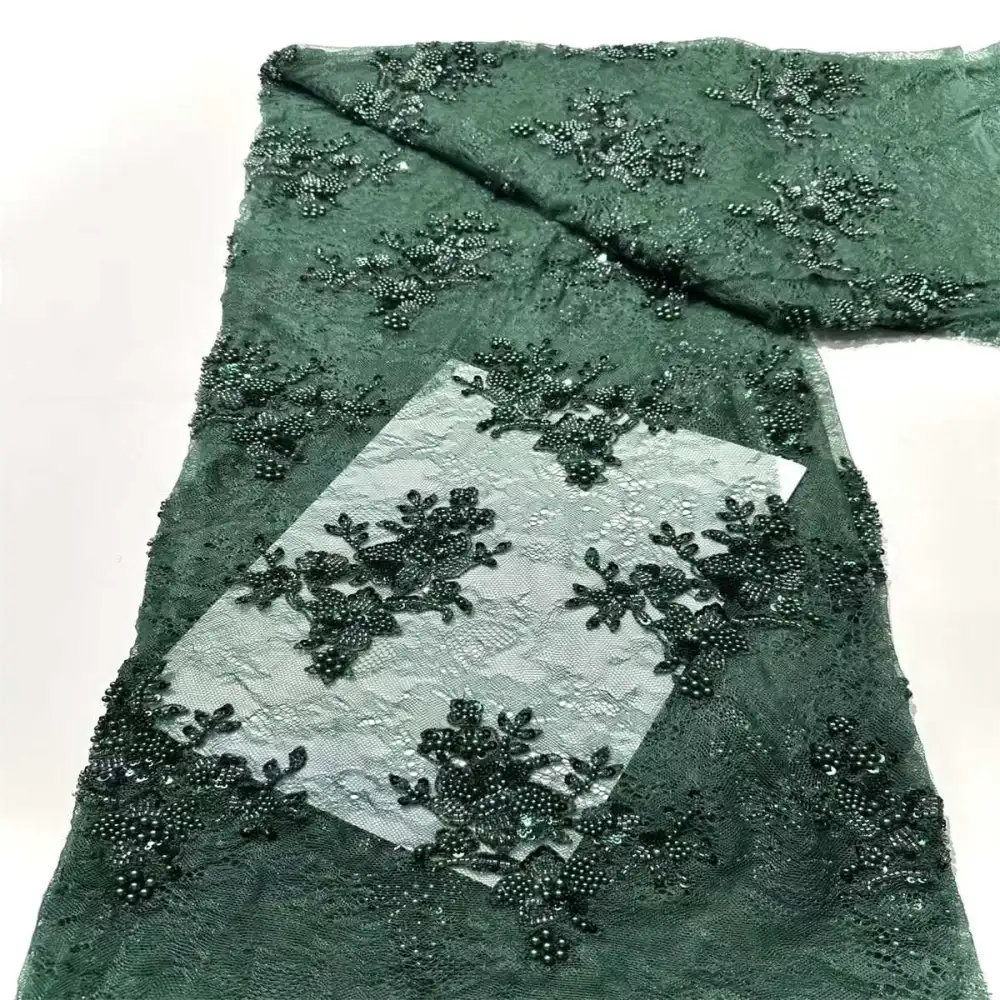 Beaded Lace Fabric - 5 Yards | MOD HN764,Beaded Fabrics