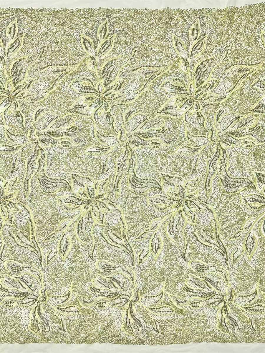 Beaded Tulle Fabric - 5 Yards | COD HN767
