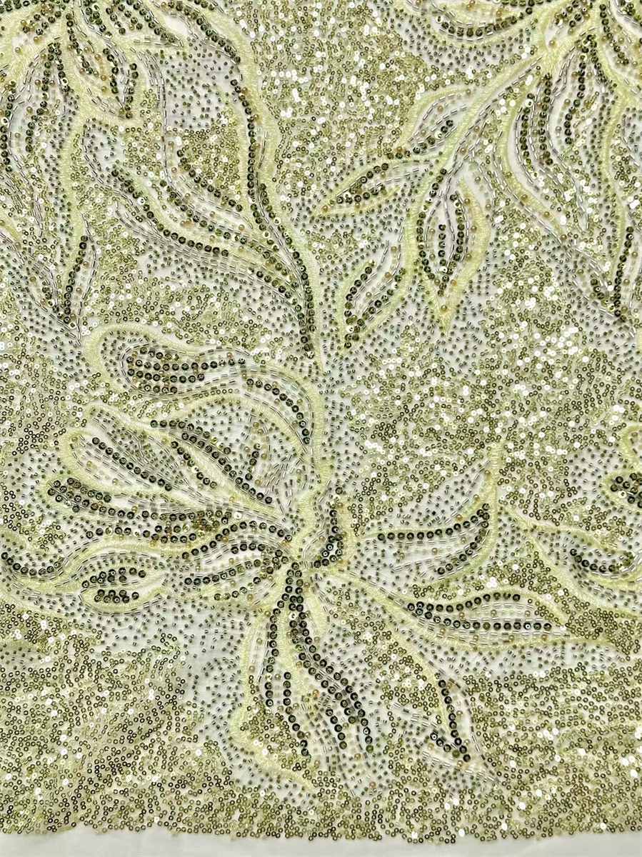 Beaded Tulle Fabric - 5 Yards | COD HN767