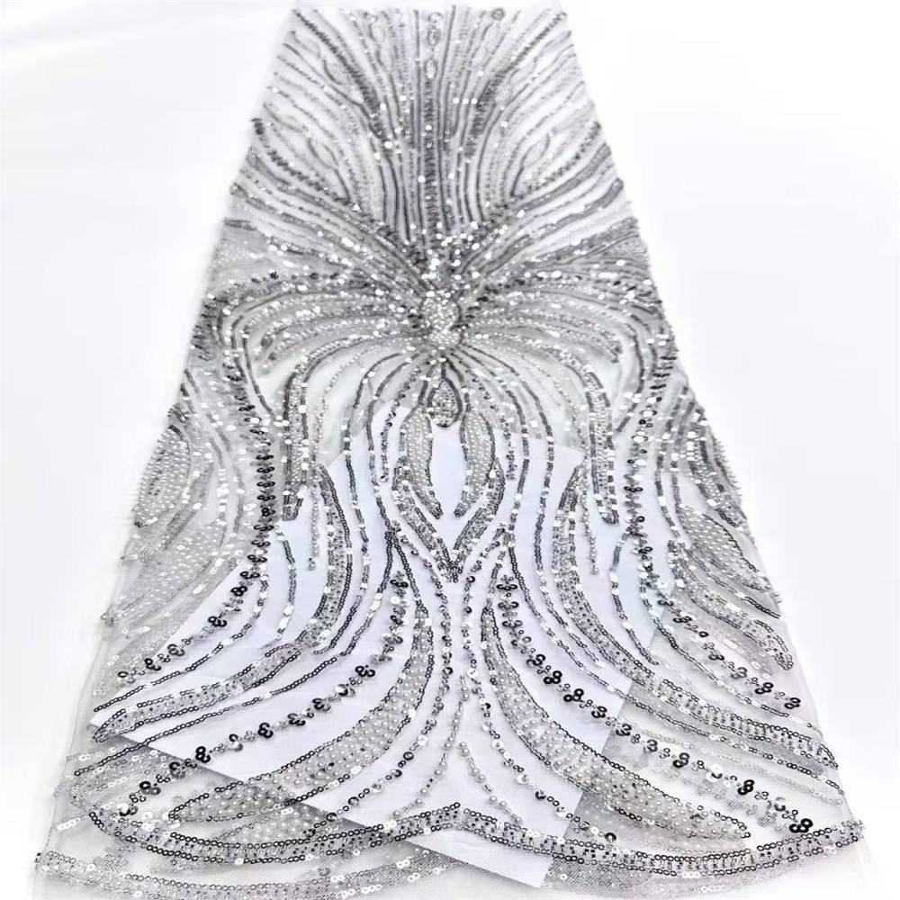 Beaded Tulle Fabric - 5 Yards | COD HN748