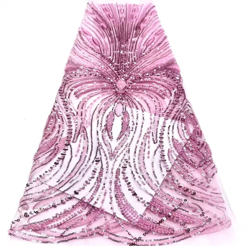 Beaded Tulle Fabric - 5 Yards | COD HN748