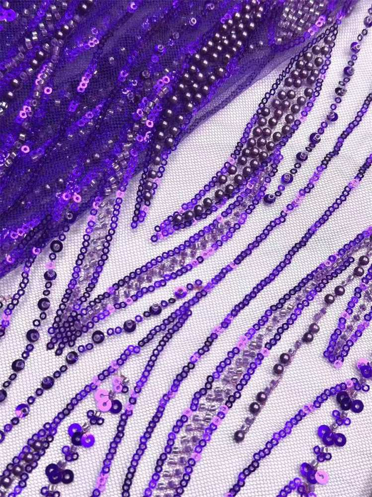 Beaded Tulle Fabric - 5 Yards | COD HN748