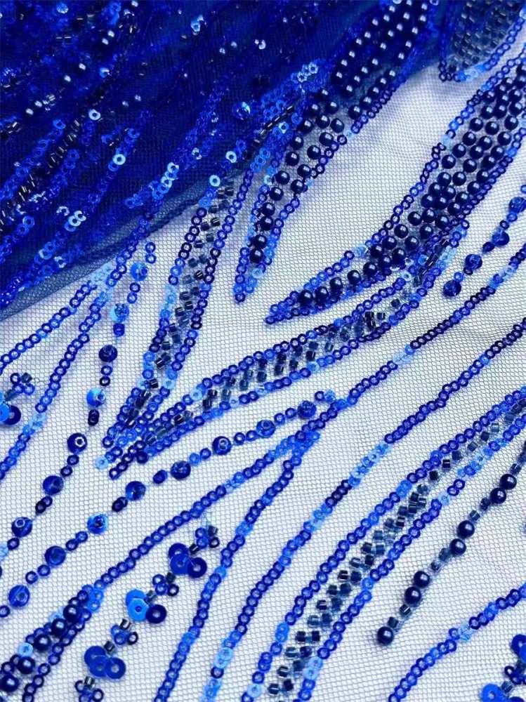 Beaded Tulle Fabric - 5 Yards | COD HN748