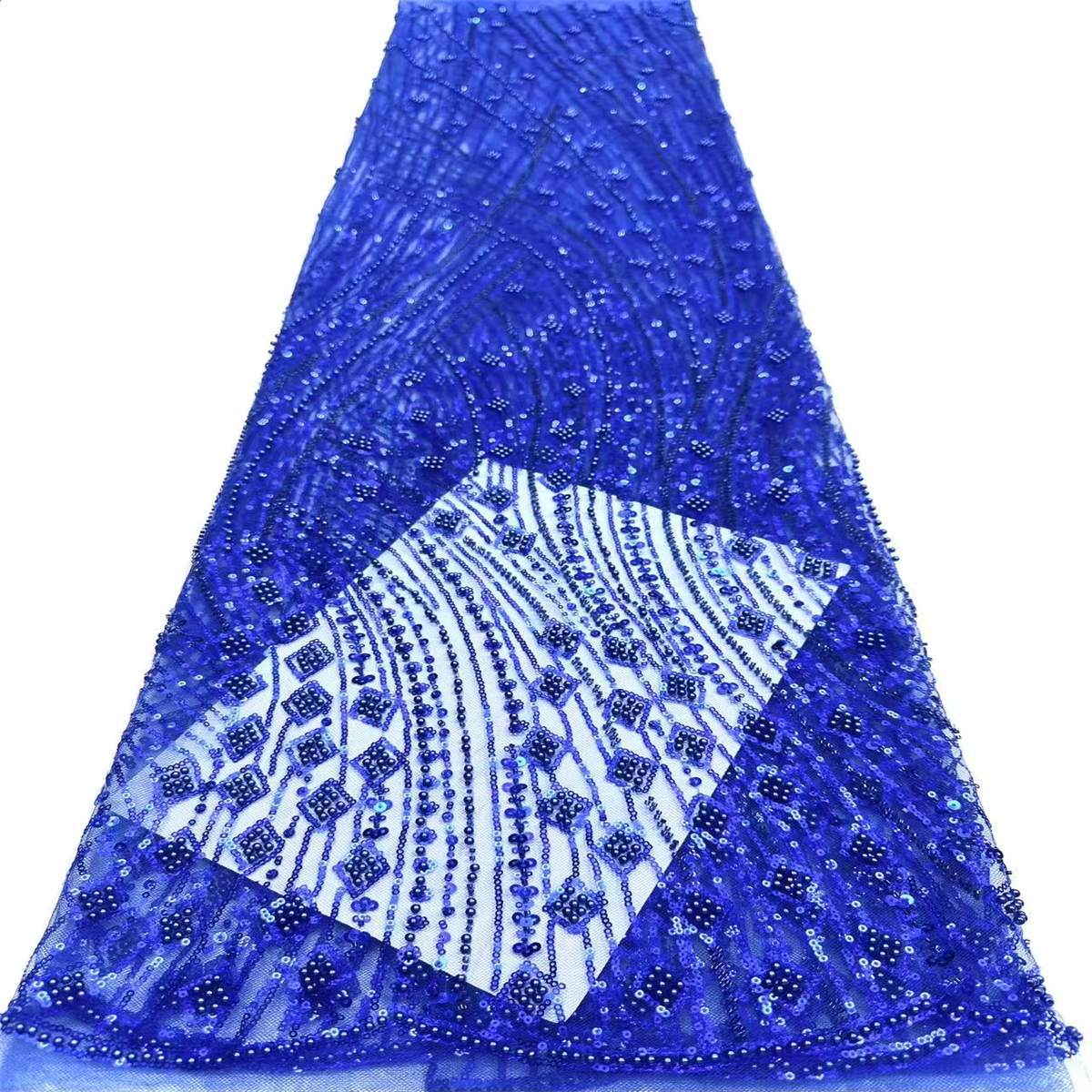 Beaded Tulle Fabric - 5 Yards | COD HN749