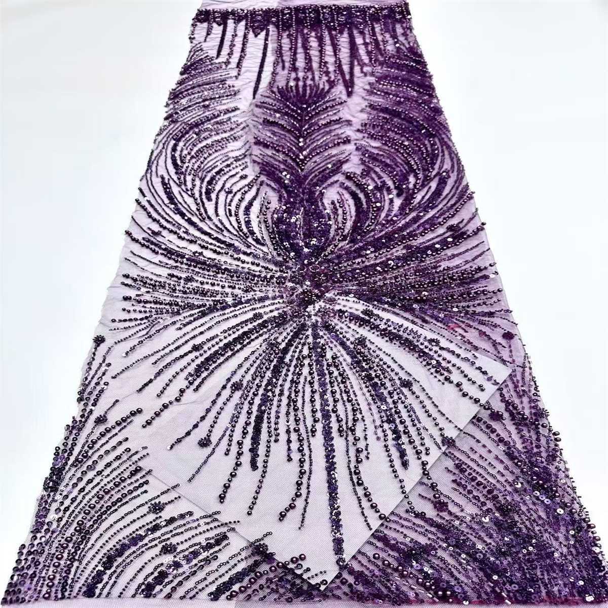 Beaded Tulle Fabric - 5 Yards | COD HN752