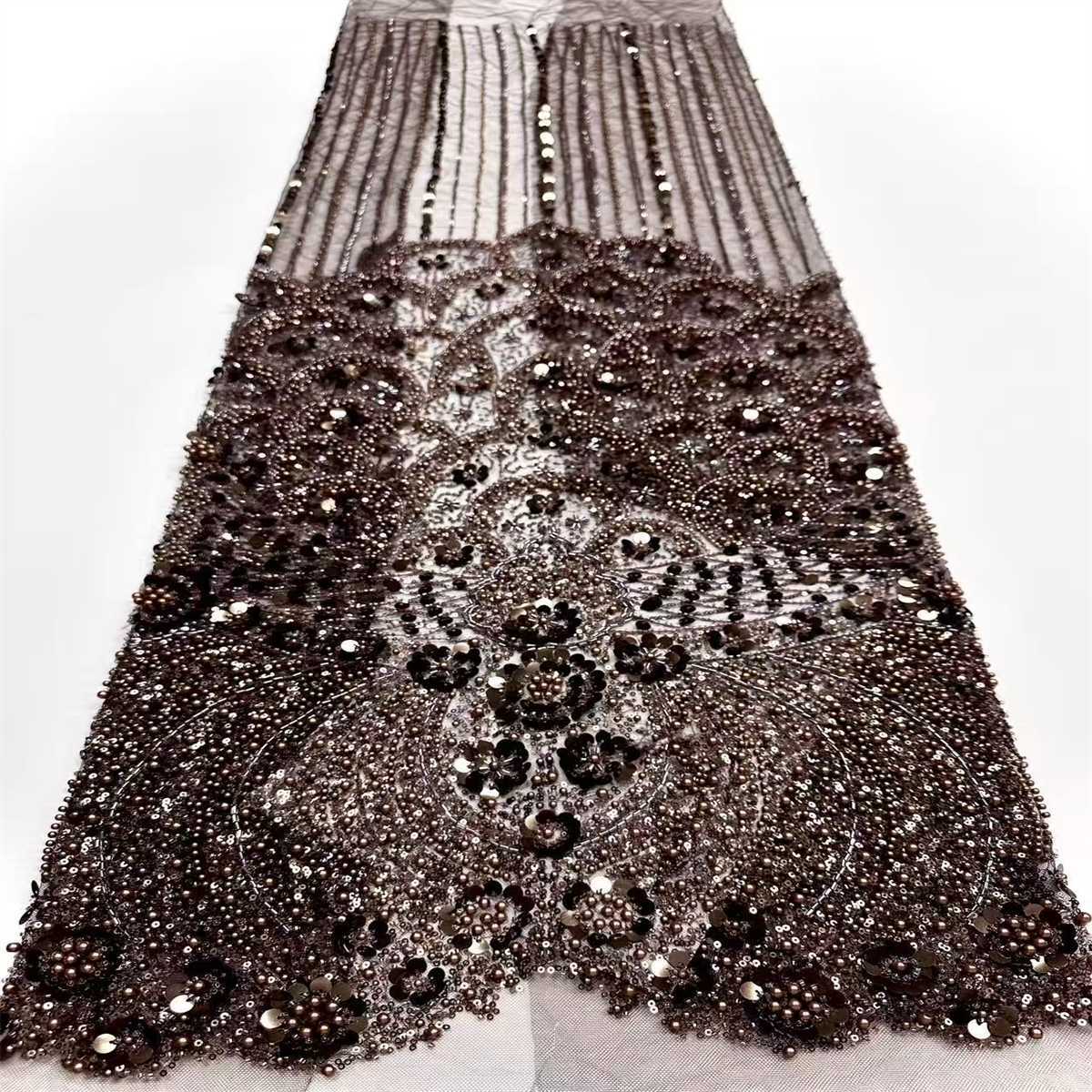 Beaded Tulle Fabric - 5 Yards | COD HN753