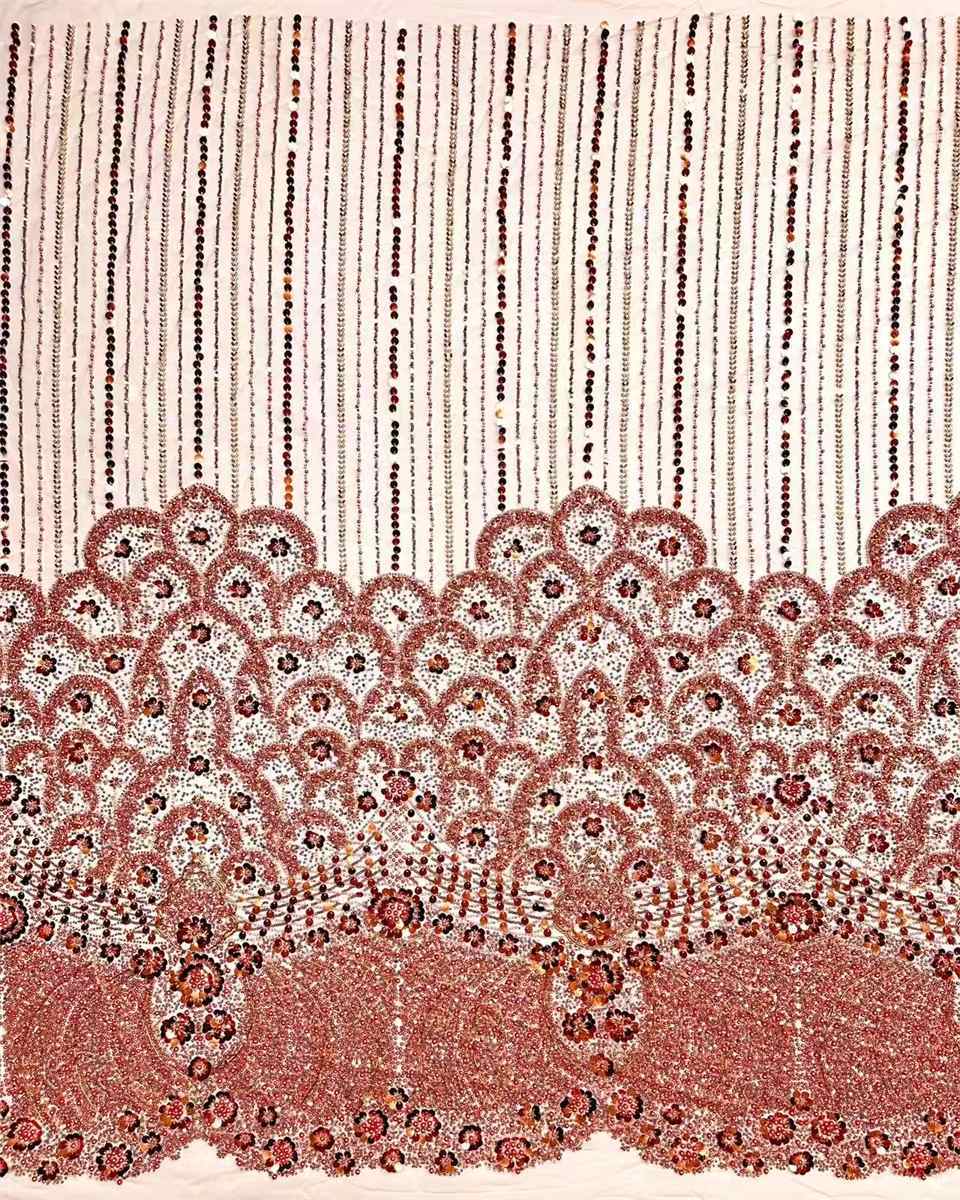 Beaded Tulle Fabric - 5 Yards | COD HN753