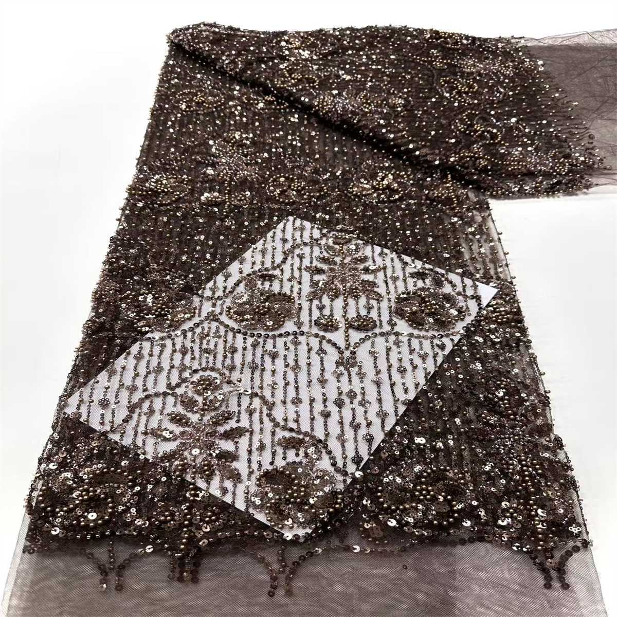 Beaded Tulle Fabric - 5 Yards | COD HN756