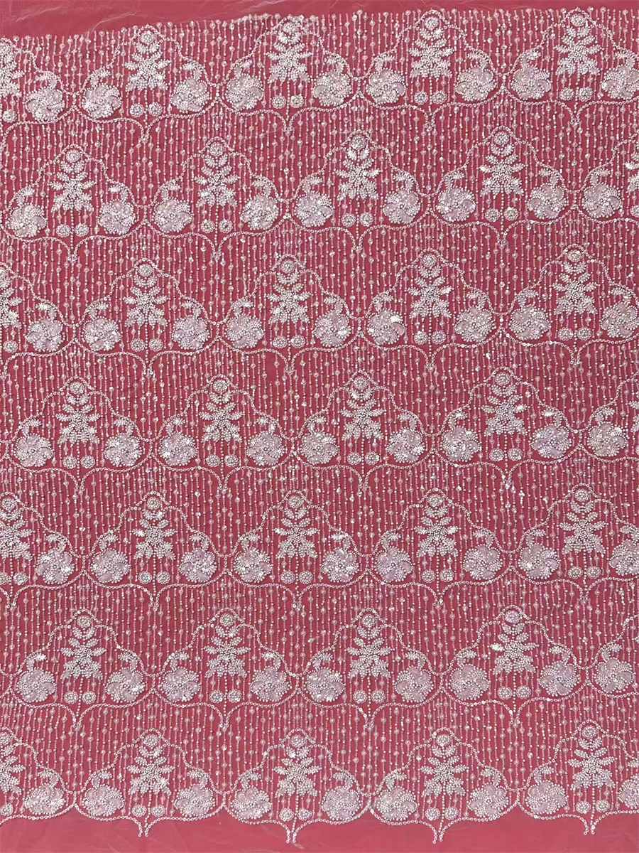 Beaded Tulle Fabric - 5 Yards | COD HN756