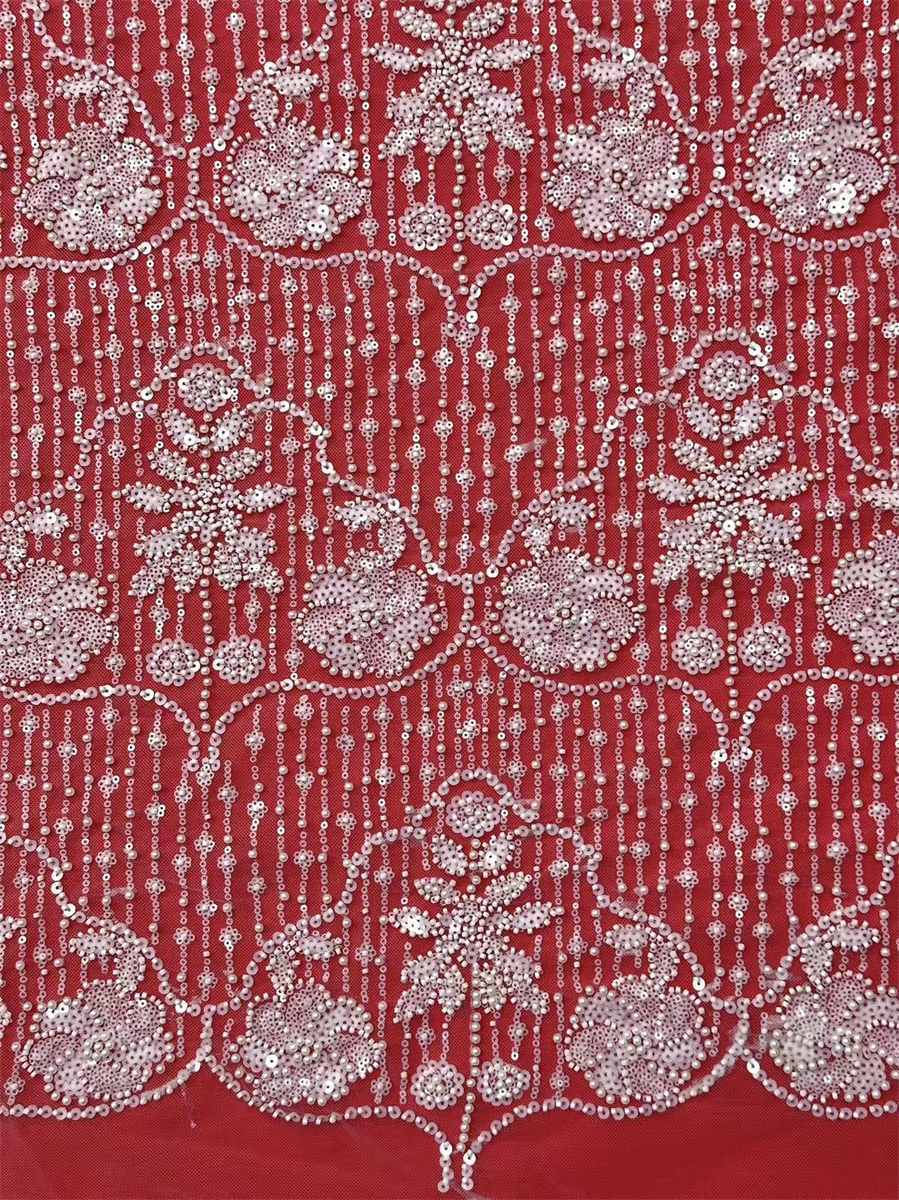 Beaded Tulle Fabric - 5 Yards | COD HN756