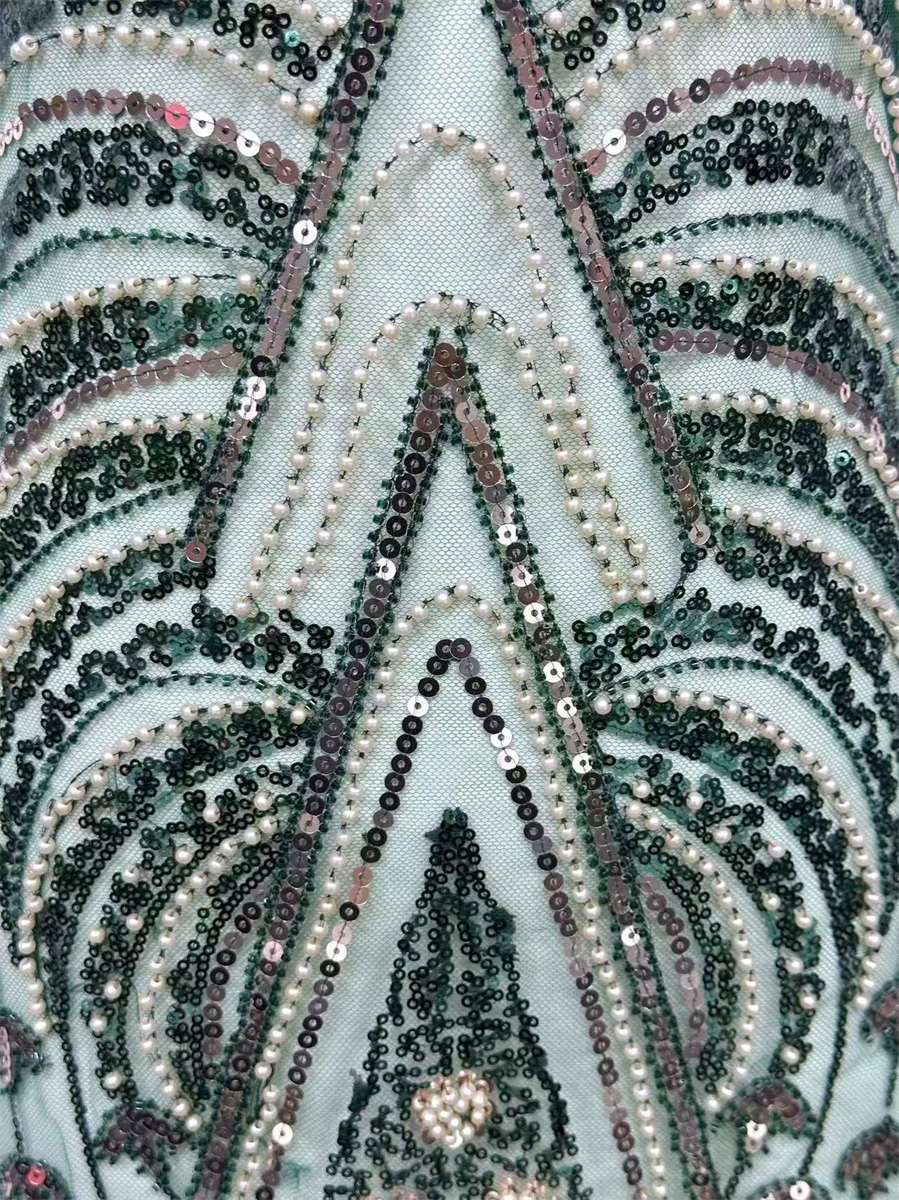 Beaded Tulle Fabric - 5 Yards | COD HN758
