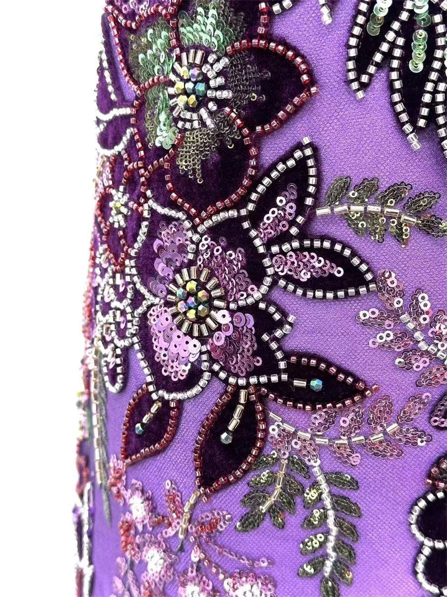 Beaded Tulle Fabric - 5 Yards | COD HN760