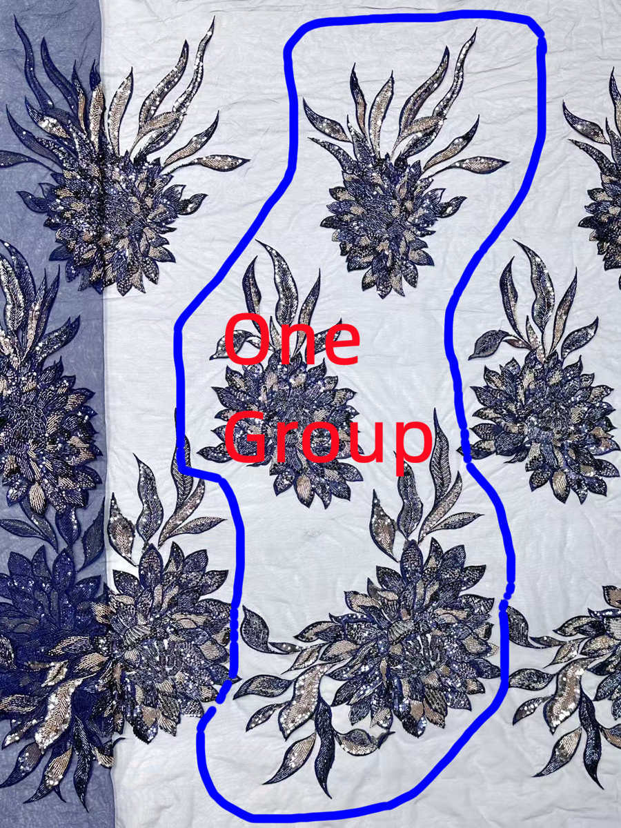 Beaded Tulle Fabric - 5 Yards | COD HN699