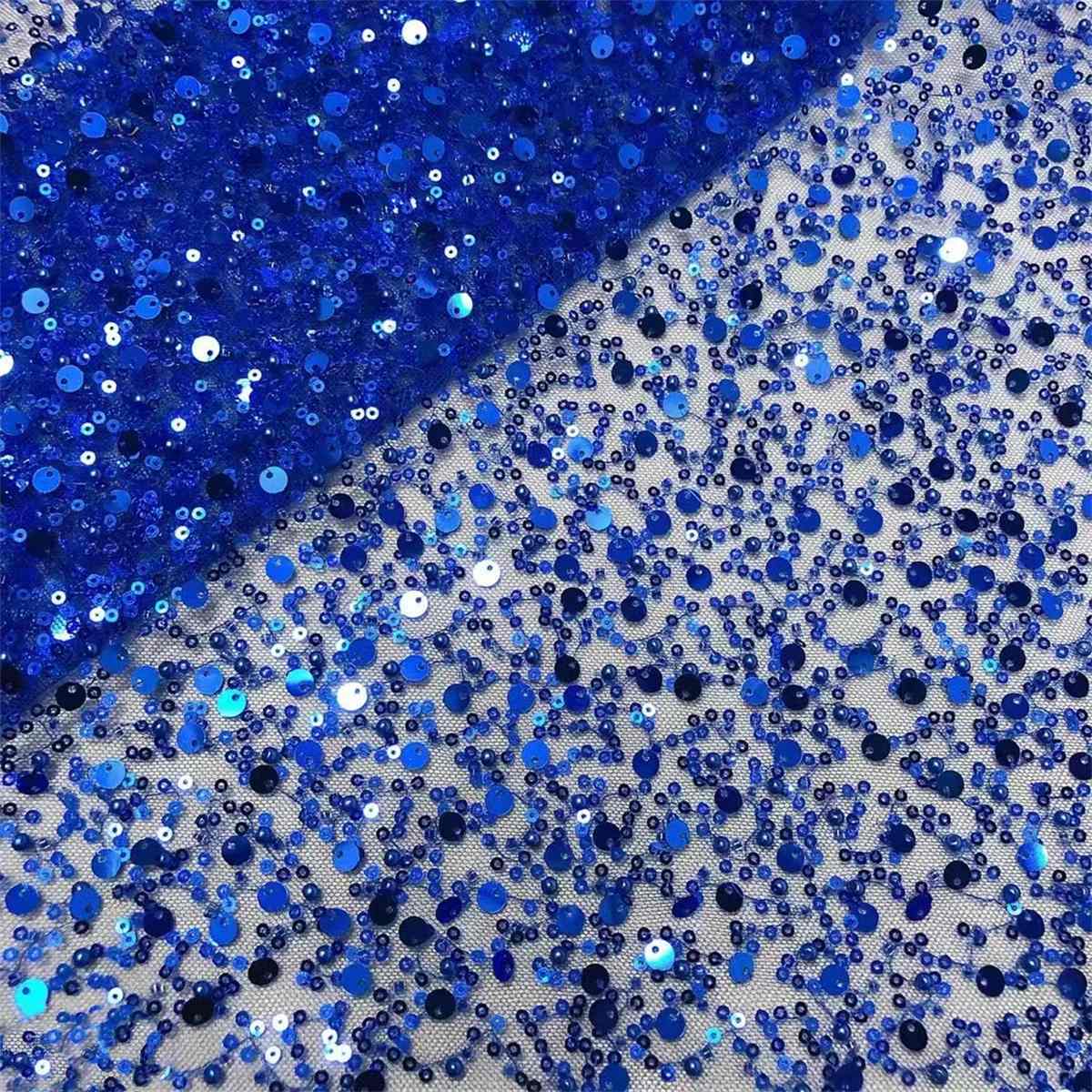 Beaded Tulle Fabric - 5 Yards | COD ZT069