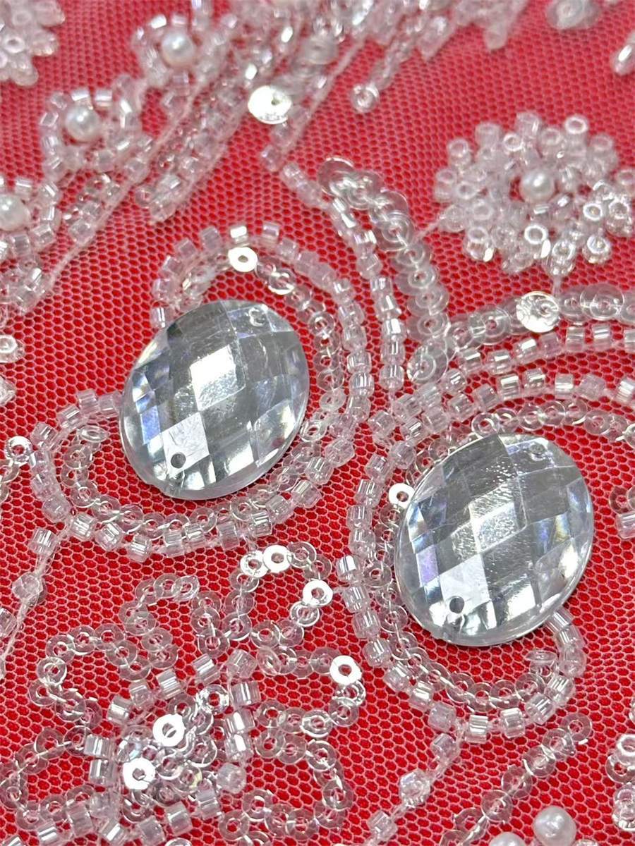 5 Yards Bridal Lace Fabric, ITM HN209