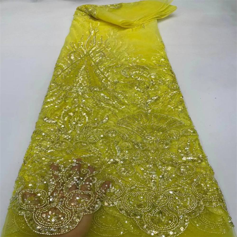 Beaded Tulle Fabric - 5 Yards | COD ZT061