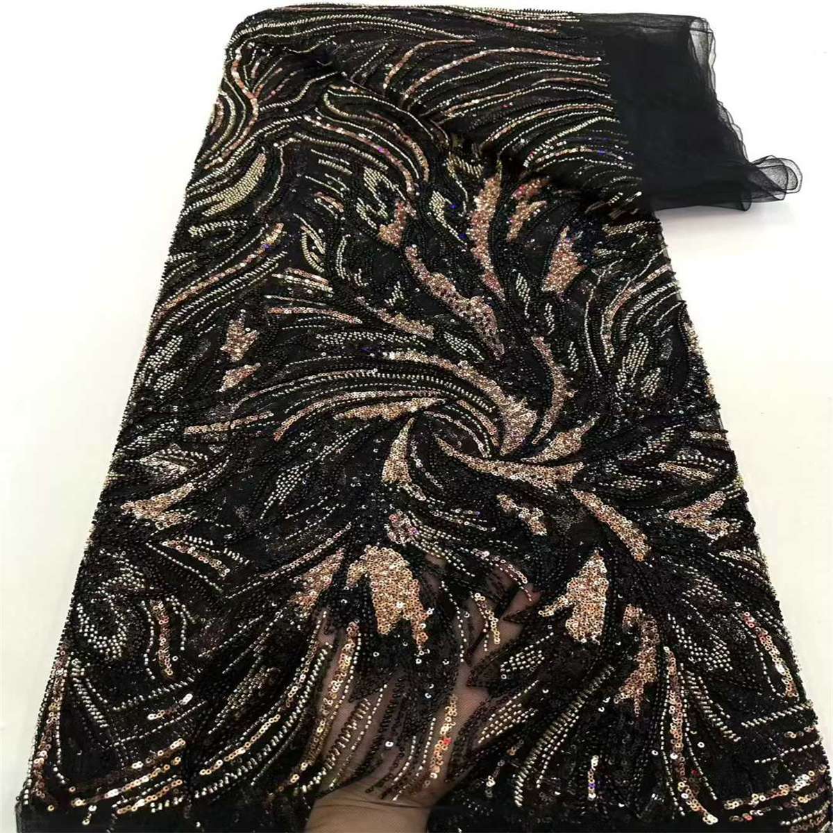 Beaded Tulle Fabric - 5 Yards | COD