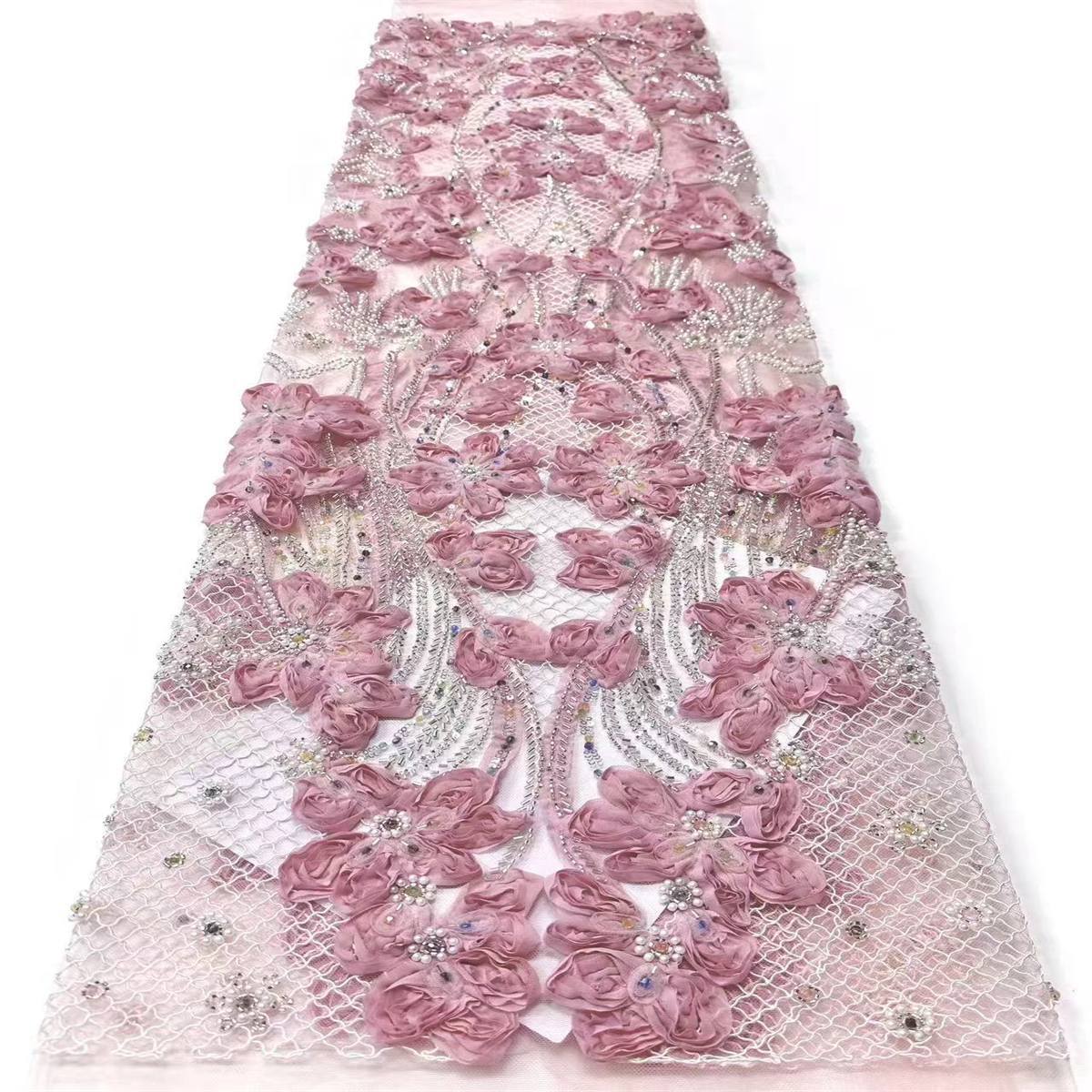 Beaded Tulle Fabric - 5 Yards | COD LIL9015