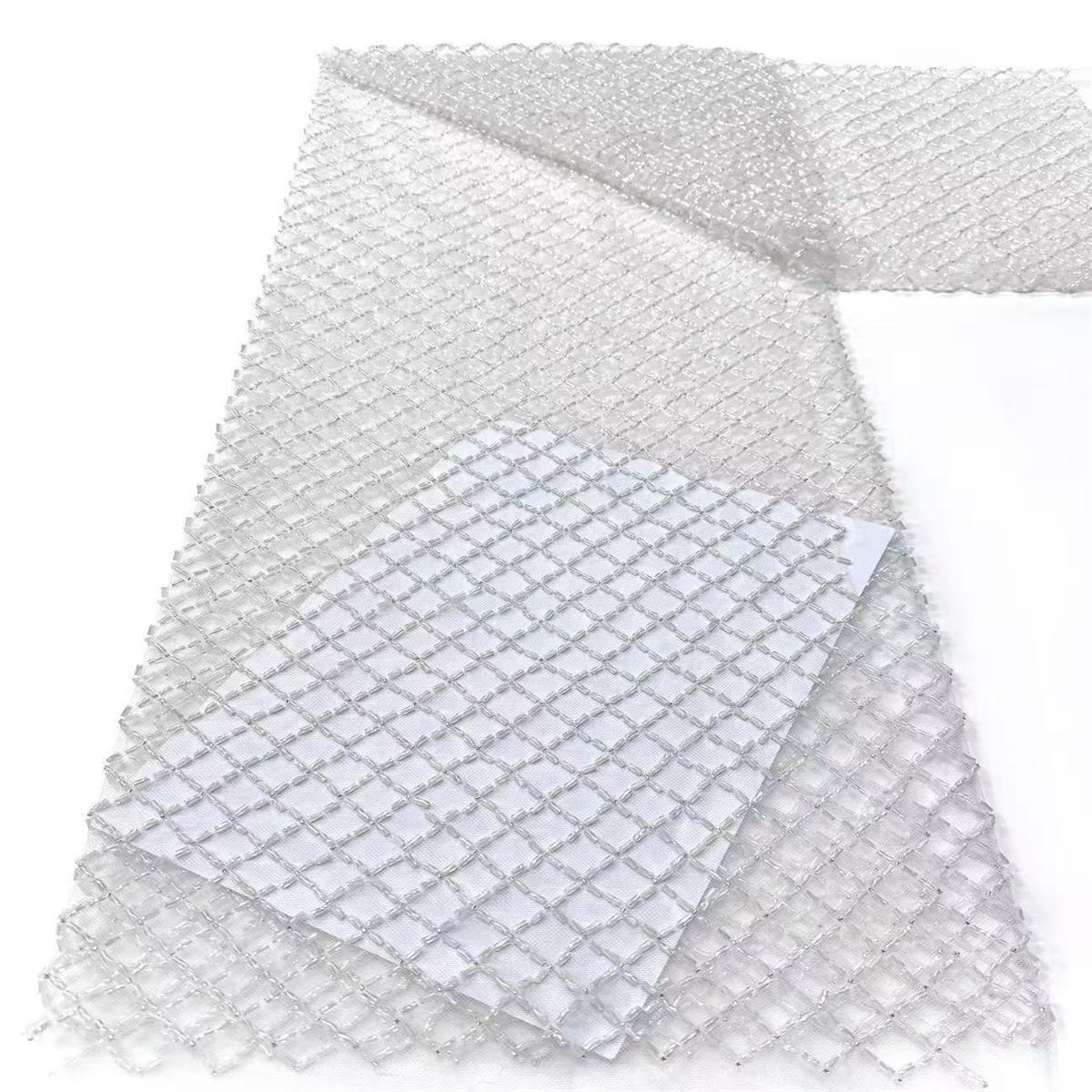 Beaded Tulle Fabric - 5 Yards | COD LIL9017
