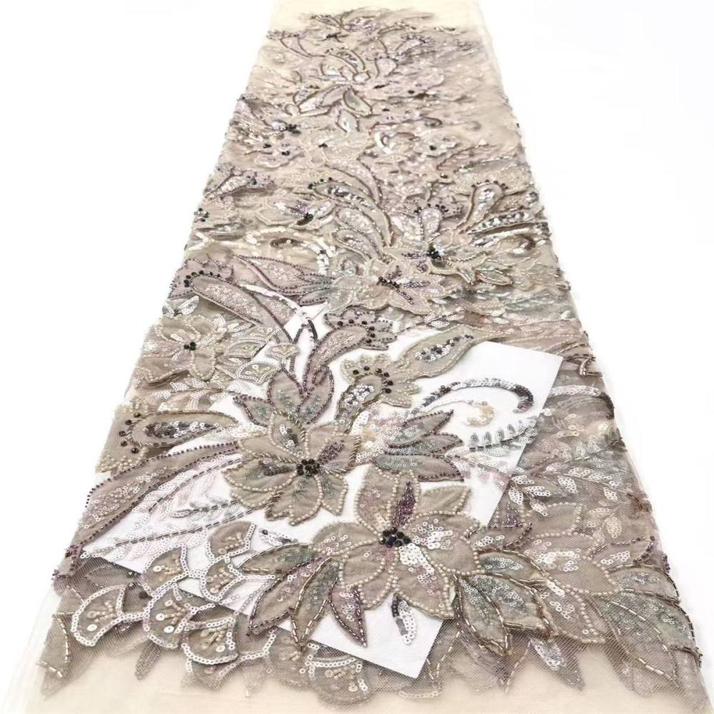 Beaded Tulle Fabric - 5 Yards | COD LIL9018