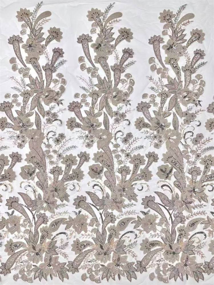 Beaded Tulle Fabric - 5 Yards | COD LIL9018