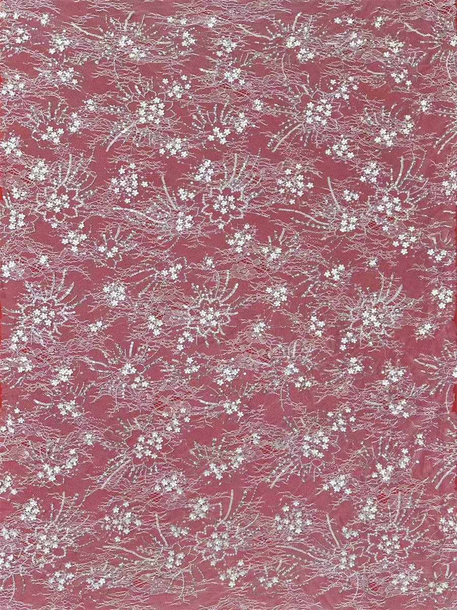 Beaded Tulle Fabric - 5 Yards | COD LIL9019