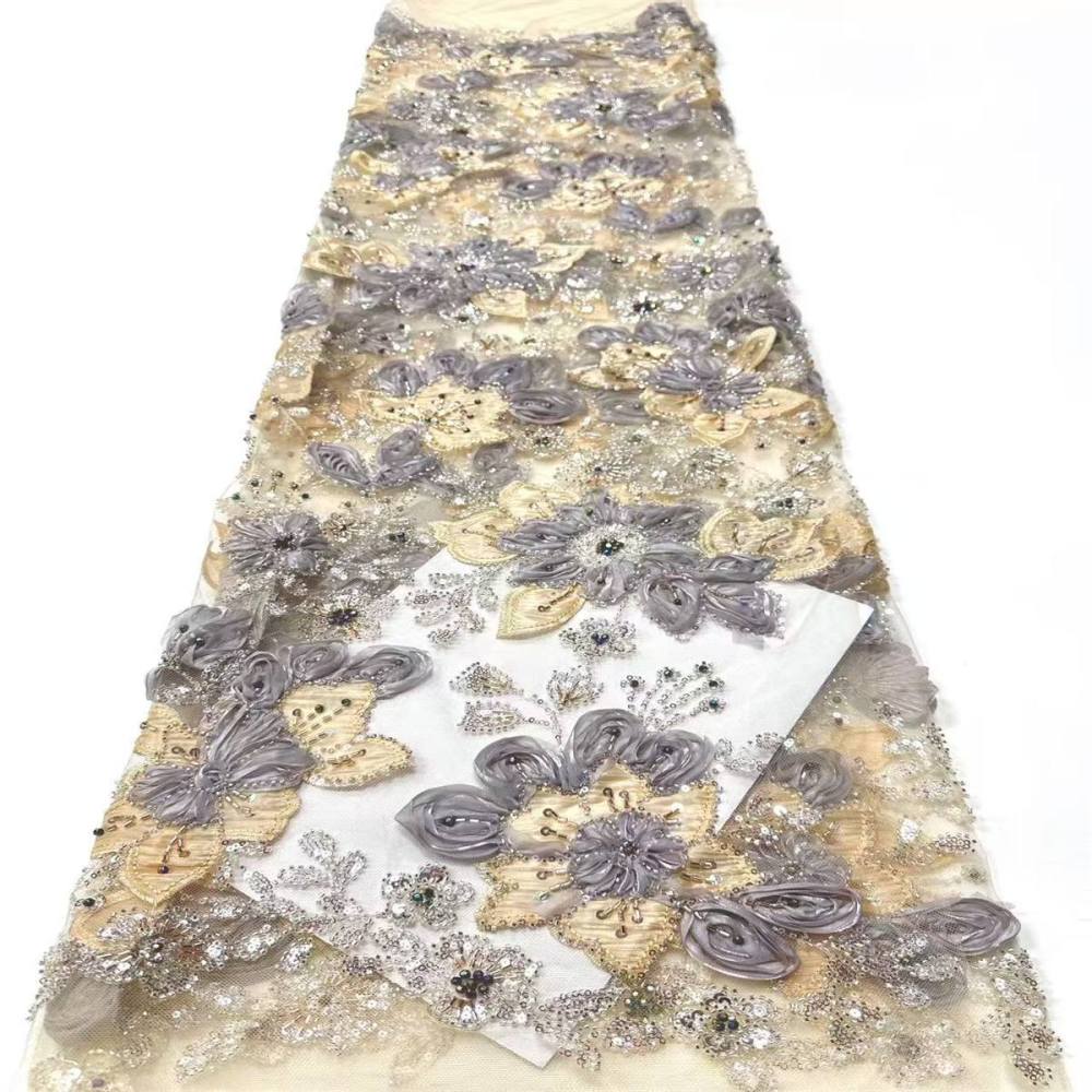 Beaded Tulle Fabric - 5 Yards | COD LIL9021