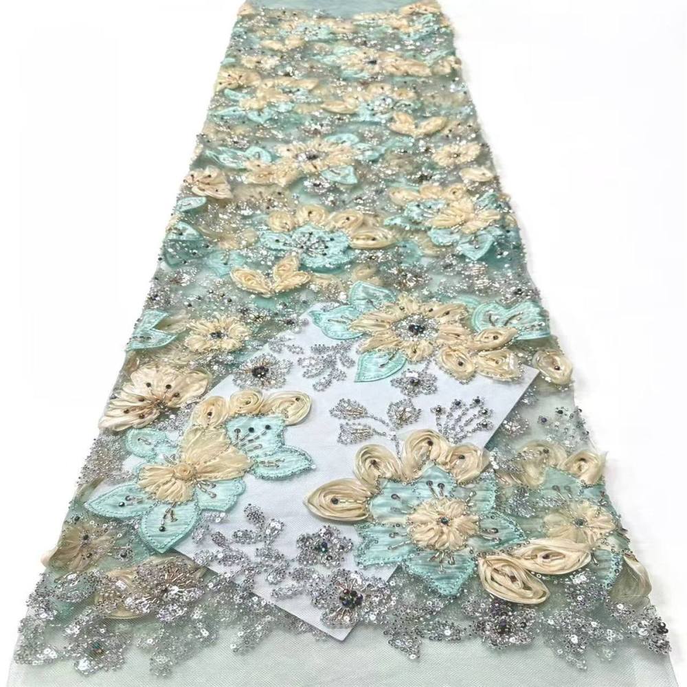 Beaded Tulle Fabric - 5 Yards | COD LIL9021