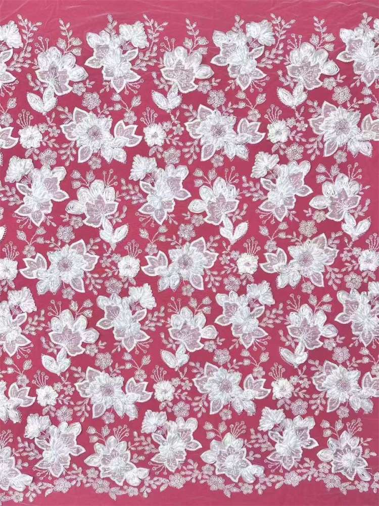 Beaded Tulle Fabric - 5 Yards | COD LIL9021