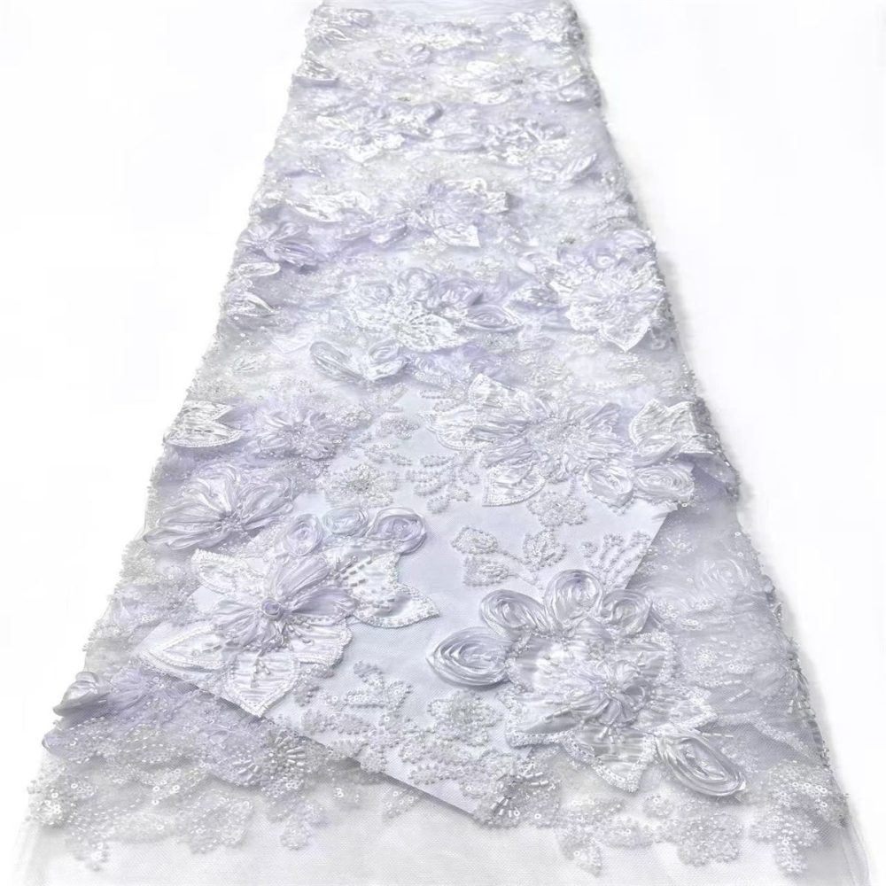 Beaded Tulle Fabric - 5 Yards | COD LIL9021