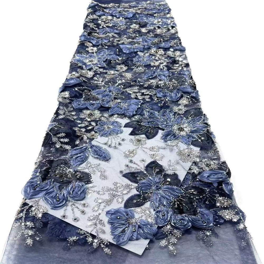 Beaded Tulle Fabric - 5 Yards | COD LIL9021